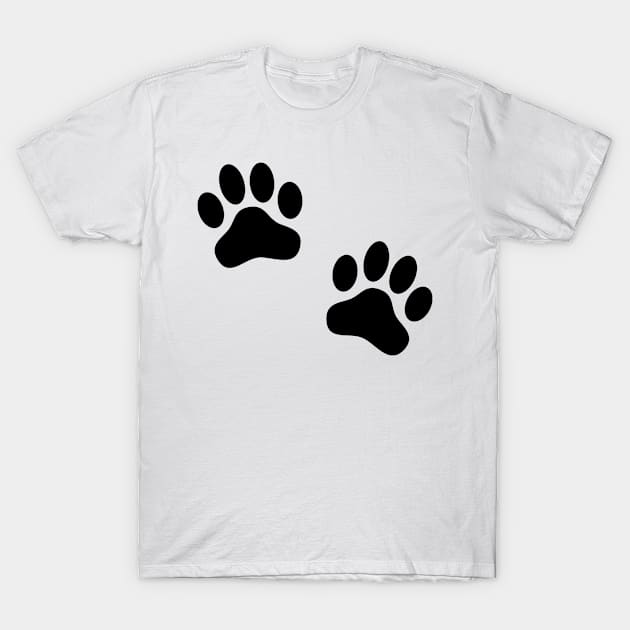 dog paws T-Shirt by dreamtravel